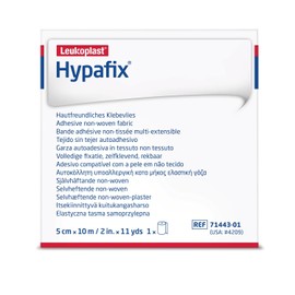 Hypafix, 7144301, Apósito Blanco de 5cm x 10m