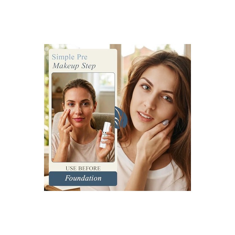 Prebase Facial Profesional. Fórmula Hidratante Que Minimiza Los Poros Para