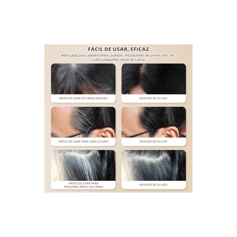 Peine Tinte Pelo, Tinte de Cabello, Peine Coloración Pelo Portátil,