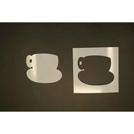 Coffee Cup Reusable Mylar Stencil - Art Supplies DIY Crafts Scrapbooking Painting 4"