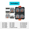 BLACK+DECKER BLACK + DECKER Screwdriver Bit Set, 200-Piece (BDAST200SETFF)