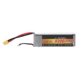 5200mAh Lithium Battery 35C 11.1V XT60 Li Polymer RC Car Battery for Remote Control Car Truck Vehicle