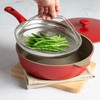 Goodful All-In-One Pan Steamer Basket, Premium Stainless Steel Construction, Dishwasher