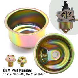 Saihisday Carburetor Spring Seal Pin & Sealing Screw Washers Kits Replacement for Honda GX120 GX160 GX200 Carburetor Replaces 16010-ZE1-812 Engine Snowblower Pressure Washer