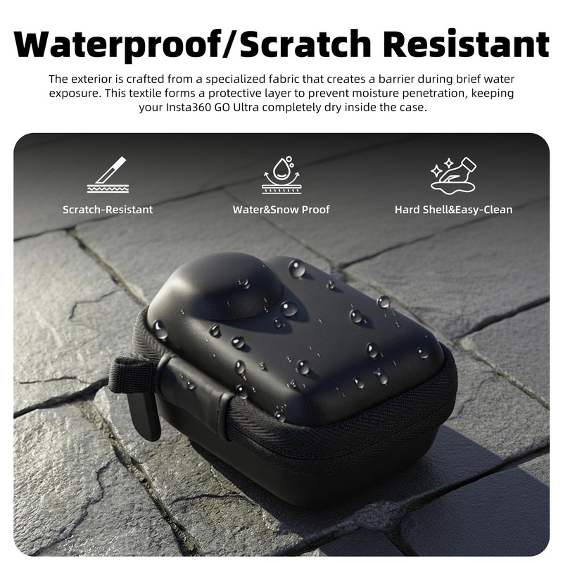 Walking Way Carry Case for Insta360 GO Ultra, Portable Hard