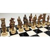 Mediaeval Times Crusades Gold and Silver Armoured Warrior Knight Chess