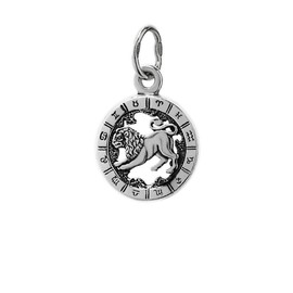 NKlaus 925 Sterling Silver Horoscope Zodiac Zodiac Pendant, Sterling Silver, No Gemstone