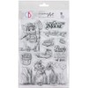Ciao Bella Clear Stamp, White, OSFA