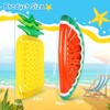 Inflatable Pineapple and Watermelon Pool Float - 2PCS Pool Floats,