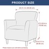 Funda elástica para sillón de banquete de jacquard, 1 pieza,