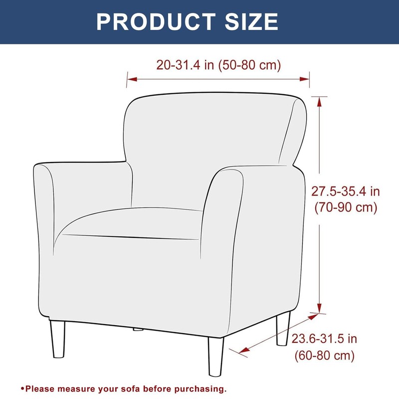 Funda elástica para sillón de banquete de jacquard, 1 pieza,