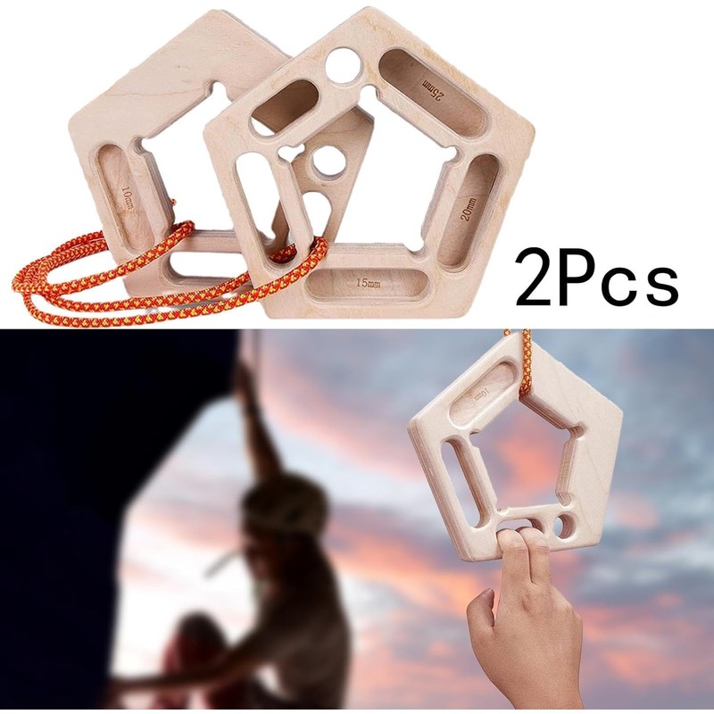 Hangboard Rock Climbing Holds Finger Strengthener for Pull-up Grip Arm