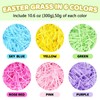 Pseutio 10.5 Oz (300g) Easter Grass Basket Filler Recyclable Shred