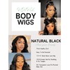 VKVL 14 Inch Body Wave Lace Front Wigs Human Hair
