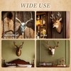 Qonutoci European Mount Skull Hanger - 8 Pack 4.1"x1.4" Deer