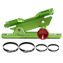 Quick Release Fire Extinguisher Mount – Neon Green Adjustable Aluminum Roll Bar Bracket for Car Jeep Wrangler (TJ/JK/JL/JKU), UTVs (Polaris RZR, Ranger, Can-Am X3), Trucks Off-Road Bottle Holder