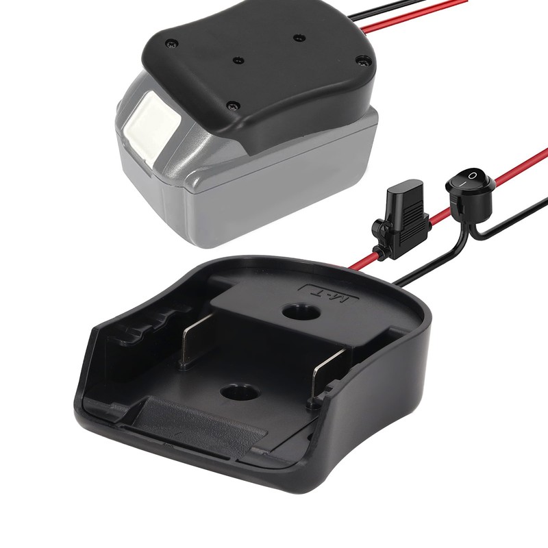 Battery Adapter Converter Kit 12AWG Wire Dock Power Connector with