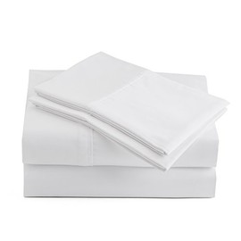 Peru Pima - 415 Thread Count Percale - 100% Peruvian Pima Cotton - Twin XL Bed Sheet Set, White