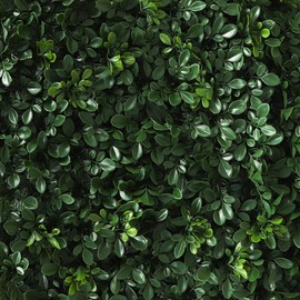 3rd Street Inn Greenery Panel - Artificial Hedge Wall - Fake Plant Wall Backdrop - Privacy Screen - Interlocking Panels - Indoor Outdoor Décor (12, Banyan)