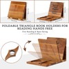 Book Holder Stand for Reading Rest Wooden Book Rest Book
