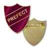 Prefect Shield School Badge - Enamel and Brass - Safety