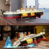 Titanic Building Set with LED Light, 2 in 1 Titanic