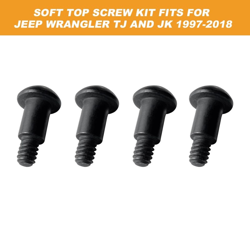 Soft Top Screws Bolts for Jeep,Soft Top Mounting Screws Bolts