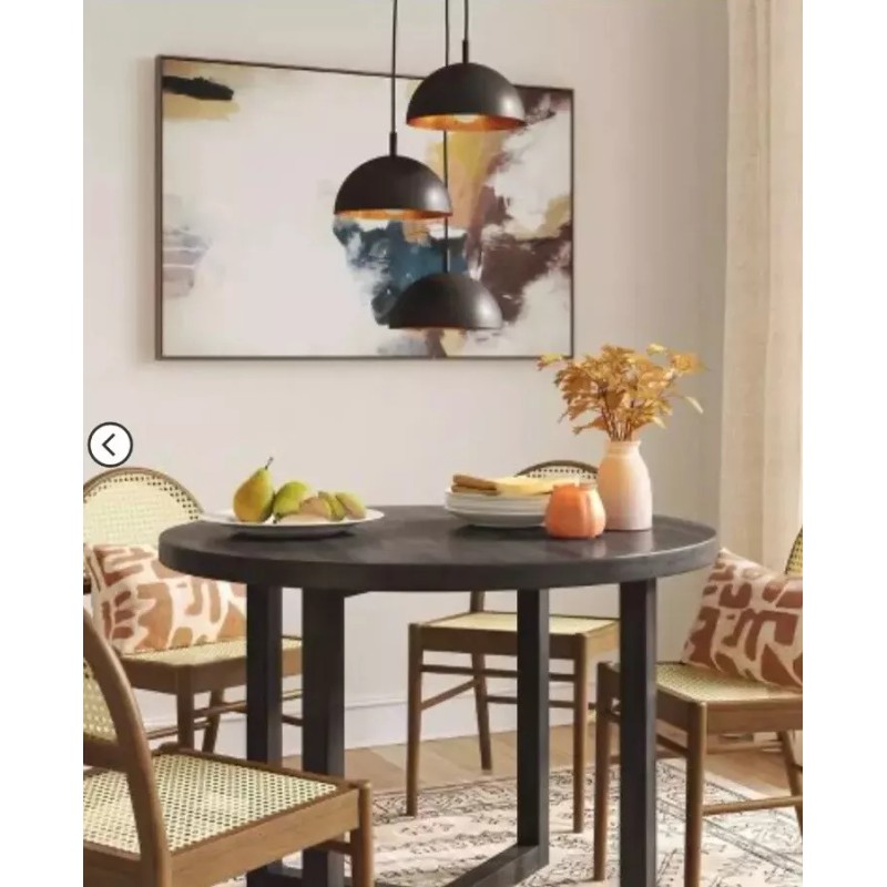 Threshold Pendant Lamp – Black/Gold Finish– New and sealed