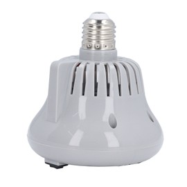 Chicken Coop Heater Lamp E27 Adjustable Temperature Overload Protect Pet Heater Lamp for Ducks Poultry Bearded Reptiles Grey