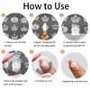 PH PandaHall 5pcs Crown Nail Stamping King Queen Nail Art