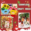 Jtnohx Felt for Crafts, 16 Pcs Felt Fabric, 7"×11.3" Stiff