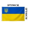 Jayus Double Sided Ukraine Flag 2x3 Outdoor- Heavy Duty Polyester