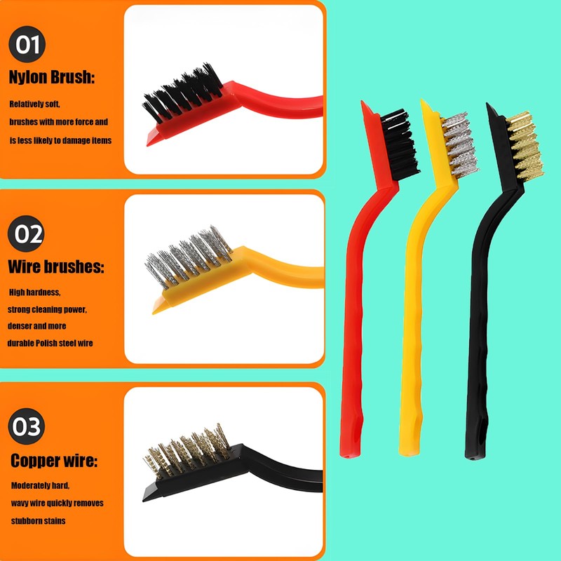 JXPXJMY 5PCS Cleaning Tool Set Including 2 Scrapers and 3