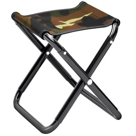 GKYMYZ Camouflage Camping Stool Folding, Lightweight Portable stools for Adults, Camping Chairs, Camping stools, Small Folding Chair Portable, Outdoor Fishing Stool, Travel Chair
