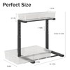 1 Pack 10.5"-15.5"H Under Sink Organizer, 2-Tier Pull Out Cabinet