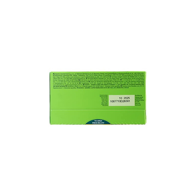 Dilmah All Natural Green Tea Pure Green - Caja con