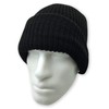 Mens Black Knit Thermal Face Ski Mask