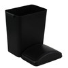 Innouse 16 L/4 Gallon Black Plastic Garbage Bin, Slim Trash