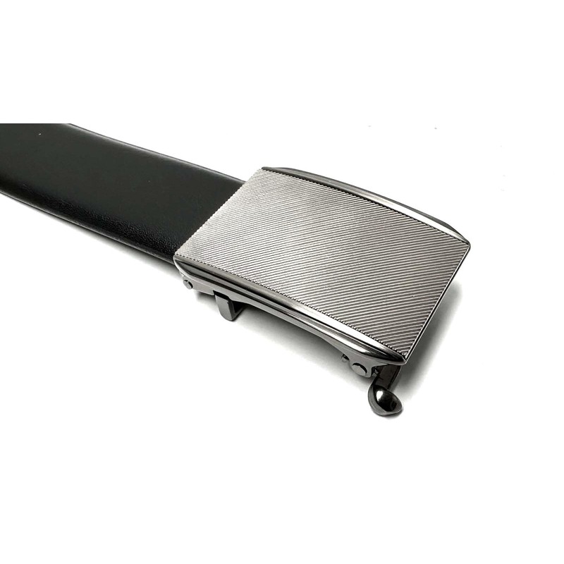 Lloyd Automatic Leather Belt 35 mm Shortenable Cambered Black, black