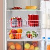 Orgneas Freezer Organizer Bins Metal Wire Storage Baskets for Upright