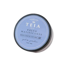 TEIA Cosméticos, Polvo matificante natural - 100% ingredientes de origen natural