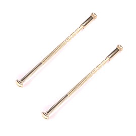 cyclingcolors 2 x connecting screws M4 x 95 colour brass golden furniture connector screws vintage sleeve screws furniture screws wood connector cabinet connector