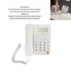 Corded Landline House Phone, Landline Telephone with Big Buttons, Caller