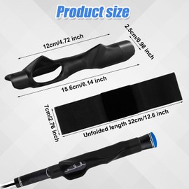 BOXOB Golf Grip Trainer and Swing Correction Bracelet, Golf Training Aid Connection Band Training Grip Attachment for Correct Hand Position and Grip (Black)