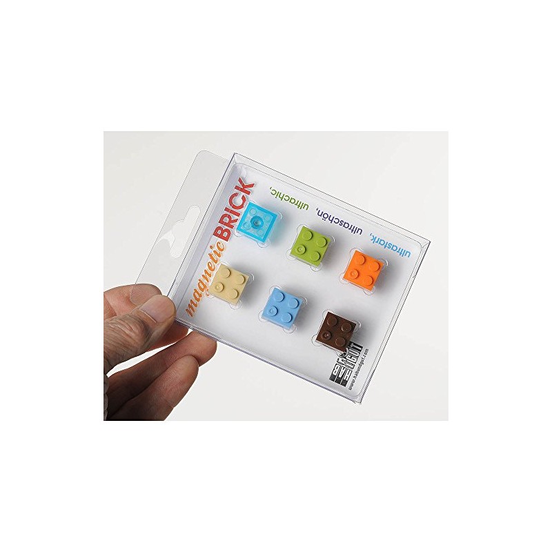 Hab & Gut -MC501A- 6 fridge magnets - coloured magnetic