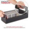 Stock Your Home 2- Pack CD Storage Box, Organizer Shelf