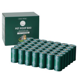 ATIFBOP Dog Poop Bags Rolls, Extra Thick and Leak-proof Poop Bags for Dogs, 600 Bags 40 Refill Rolls, Scented Waste Bag for Dog and Cat, Made from 65% Recycled Plastics