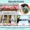 LaLaGreen Deck Railing Planters (48 Inch, 2 Pack) Extra Large