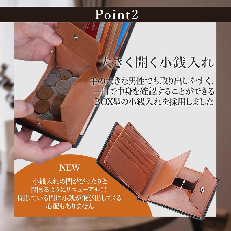 Legare Folded Wallet, Genuine Leather, Large Capacity for 15 Cards,
