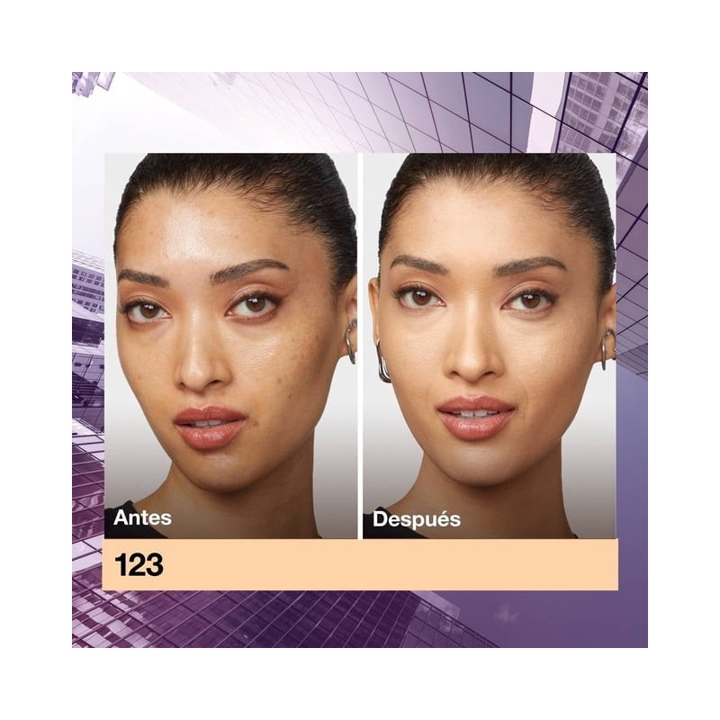 Base de maquillaje Maybelline Superstay Lumi Matte tono 123, 40